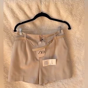 ZARA Beige Shorts Size M